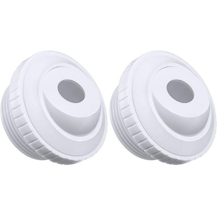 Hariumiu Swimming Pool Nozzle 2pcs Pool Jet Nozzle 1.5 Inches Thread Ring Hot Tub Directional Flow Inlet Jet Swimming Pool Return Jet Replacement for Cleaning