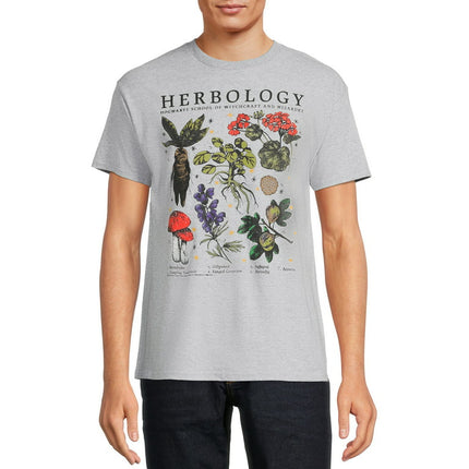 Harry Potter Men's Herbology Graphic Tee with Short Sleeves