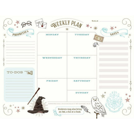 Harry Potter: Harry Potter: Weekly Planner Notepad : (Harry Potter School Planner, Harry Potter Gift, Harry Potter Stationery, Undated Planner) (Paperback)