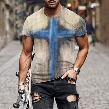 Herrnalise Gift For Men Men Casual Fashion Solid Round Neck Pullover T-Shirt Short Sleeve Tops under $10