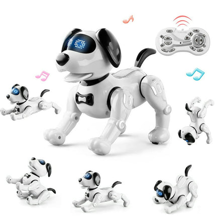JJRC Intelligent Robot Dog, Programmed Remote Control Interactive Stunt Inverted Music Dance Children's Pet Dog, Birthday Gift for Children