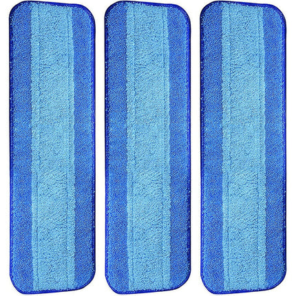 Jahy2Tech 3 Pack Mop Pads Microfiber Replacement Hard Floor Washable Cleaning Flat For Bona