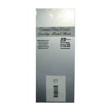 K&S 0.013 in. X 4 in. W X 10 in. L Tin Sheet Metal