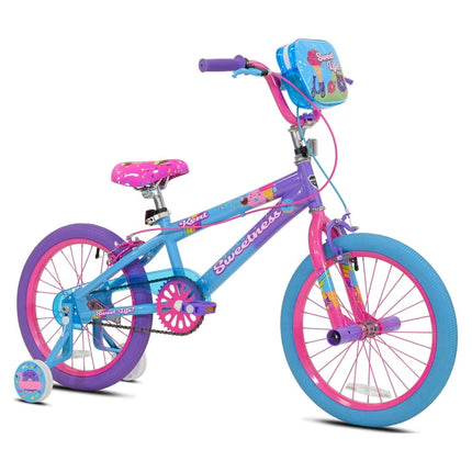 Kent Bicycles 18" Sweetness Girls Child Bike, Purple/Pink/Blue