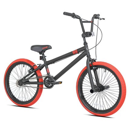 Kent Bicycles 20" Dread Boy's BMX Child Bike, Black/Red
