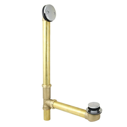 Kingston Brass DTT2181 23-Inch Tip-Toe Tub Waste and Overflow, 20 Gauge, Polished Chrome