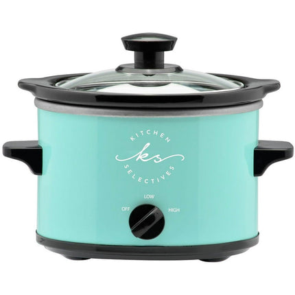 Kitchen Selectives 1½-Quart Slow Cooker, Mint Green