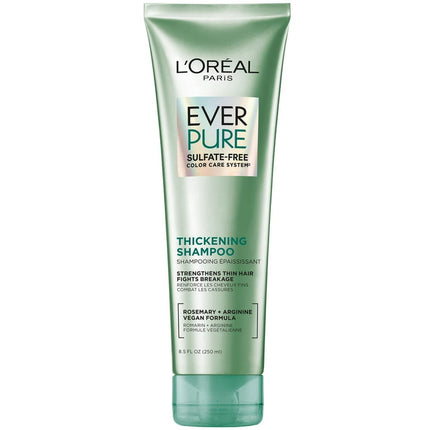 L'Oreal Paris EverStrong Thickening Sulfate Free Shampoo for Thin hair, 8.5 fl oz