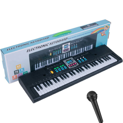 MORIMA 61 Key Quick Start Electric Keyboard Recording Playback Electronic Piano 2 Power Methods Musical Keyboard for Inspiring