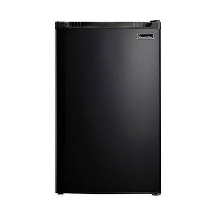 Magic Chef 19.5” 4.4 cu. ft. Portable Freestanding Mini Fridge with Freezer in Black