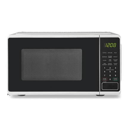 Mainstays 0.7 cu. ft. Countertop Microwave Oven, 700 Watts, White, New