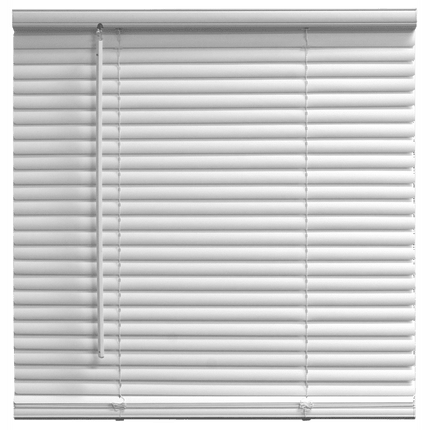 Mainstays 1" Cordless Room Darkening Vinyl Blinds, 31" Width x 72" Length, White