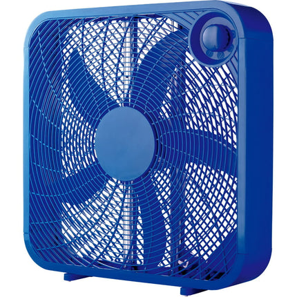 Mainstays 20" 3-Speed Box Fan, Model# FB50-16HL, Blue