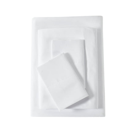 Mainstays Ultra Soft High Quality Microfiber Bed Sheet Set, King, Arctic White, 4 Piece