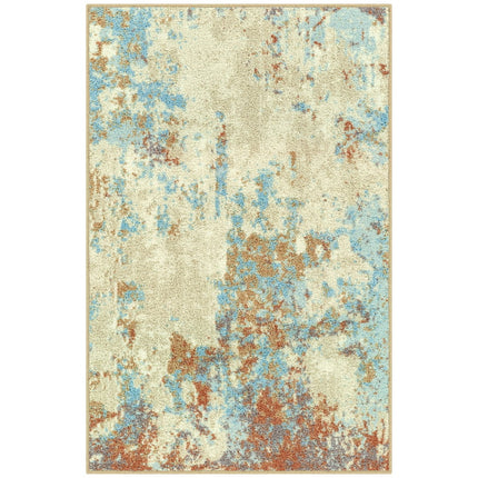 Maples Rugs Horizon Abstract Multicolor Entryway Indoor Accent Rug, 2'6"x3'10"
