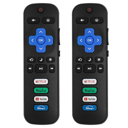 Merry Christmas (Pack of 2) Remote Control Replacement for All Roku Smart TVs (NOT for Roku Stick and Box)
