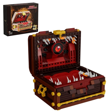 Mimic Treasure Chest Building Sets Compatible for Lego,Dragons Board Game Monster Model Collection Toy Gifts for Fans Friend Age 6+(522pcs)