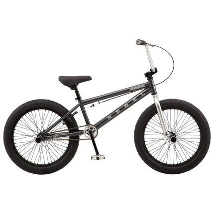 Mongoose Rebel X1 BMX Bike, 20in. Wheels, Boys/Girls, Gray