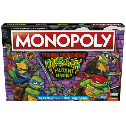 Monopoly Teenage Mutant Ninja Turtles Board Game for Kids and Family Ages 8 and Up, 2-4 Players