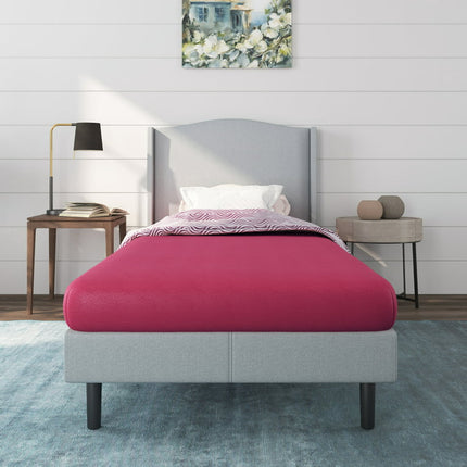 NapQueen Twin Mattress Rainbow 5" Memory Foam Twin Mattress, Pink, CertiPUR-US Certified, Mattress in a Box