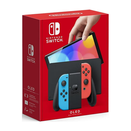 Nintendo Switch™ – OLED Model w/ Neon Red & Neon Blue Joy-Con™