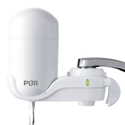 PUR Faucet Mount Water Filtration System, Vertical, White, FM3333B