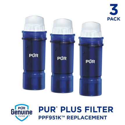 PUR PLUS Water Pitcher Replacement Filter with Lead Reduction, 3 Pack, PPF951K3