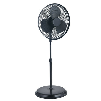 Pelonis 16" Oscillating 3-Speed Pedestal Fan, FS40-19MB, Black
