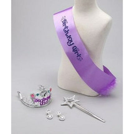 Pink Birthday Girl Party Wear Set
