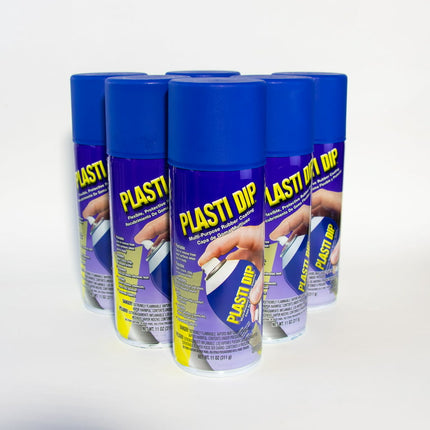 Plasti Dip Matte Flex Blue Spray, 11oz (6 Pack)