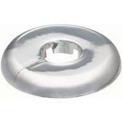 Plumb Pak PP811-31 Floor and Ceiling Plate, 3-1/2 in W, Plastic, Chrome
