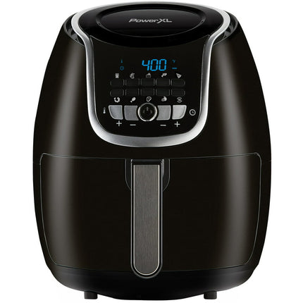 PowerXL Vortex Air Fryer Plus 5 Quart Capacity, Black, 1500 Watts
