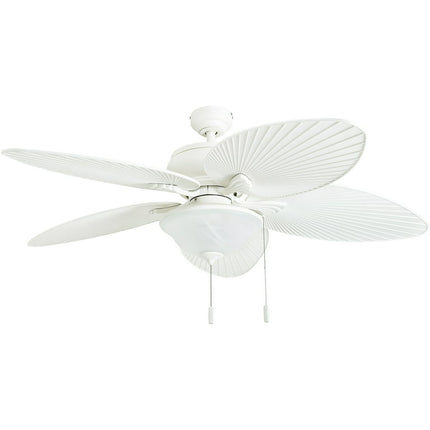 Prominence Home Celana 52" Tropical Indoor/Outdoor Ceiling Fan with 5 Blades, Bowl Light Kit, Pull Chains & Reverse Airflow