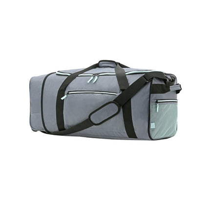 Protégé 32" Compactible Rolling Travel Duffel - Gray