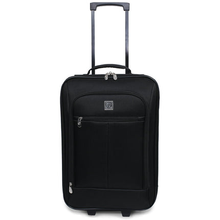 Protege Pilot Case 18" Softside Carry-on Luggage, Black