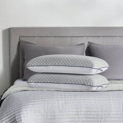 Sealy Essentials Cool Touch Memory Foam Bed Pillow for All Sleep Positions, Standard, 2 Pack