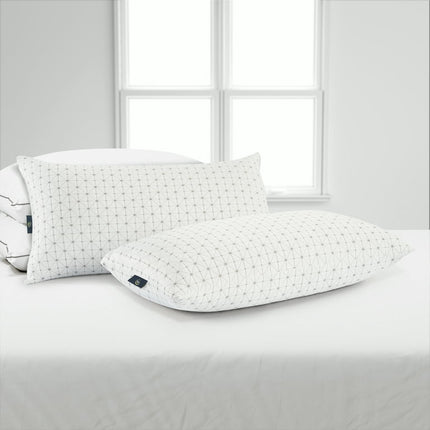 Sertapedic Charcool Bed Pillow, King, 2 Pack