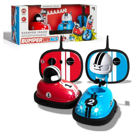 Sharper Image® Toy RC Remote Control Ejecting Bumper Rivals for Children, 6 Pieces, Red and Blue