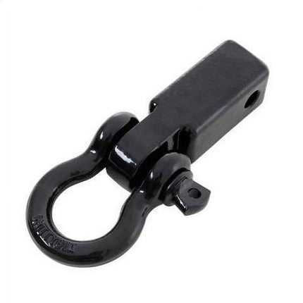 Smittybilt Black Powdercoated 2 inch Receiver Mounted D-Ring Shackle 29312B