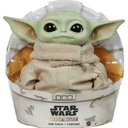 Star Wars The Mandalorian Grogu Plush Toy with Soft Body, 11-inch Character Figure