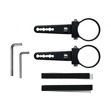 SuperATV Heavy Duty 1.5" Aluminum Tube Clamp | Set of 2 | Use to Attach Lights, Mirrors, Speakers, and More|ATC-1.5-K