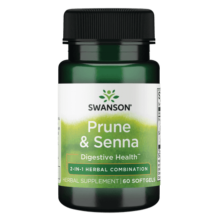 Swanson Prune and Senna 60 Softgels