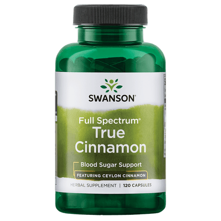 Swanson True Cinnamon - Full Spectrum 300 mg 120 Capsules