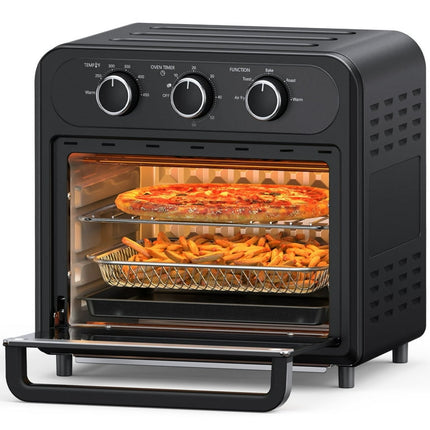 TaoTronics Air Fryer | 1700W 14.8 Quart | 9 in 1 Air Fryer Oven | Oil-less Cooker with Rotisserie Shaft