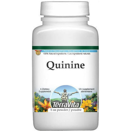 TerraVita Quinine Bark (Red Cinchona) Powder, (1 oz, 1-Pack, Zin: 513833)