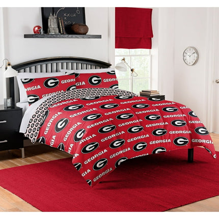 The Northwest Company Georgia Bulldogs 5-Piece Queen Bed in a Bag Set