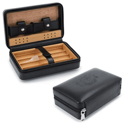 Travel Cigar Humidor Black