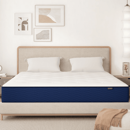 Twin Size Gel Foam Mattress in a Box,10" Hybrid Mattresses Medium Firm Bed with Individually Pocket Coils Innerspring,Z-HOM