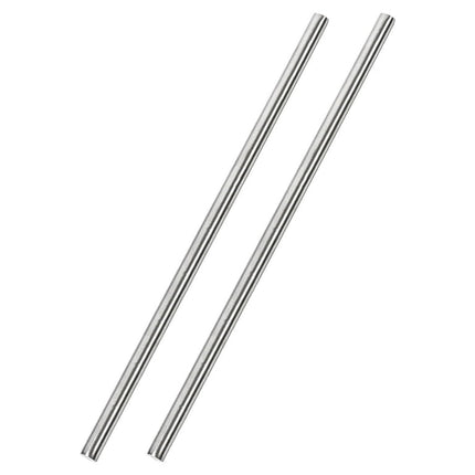Uxcell 304 Stainless Steel Solid Round Rod for DIY Craft 0.23" x 11.81" Silver 2pcs