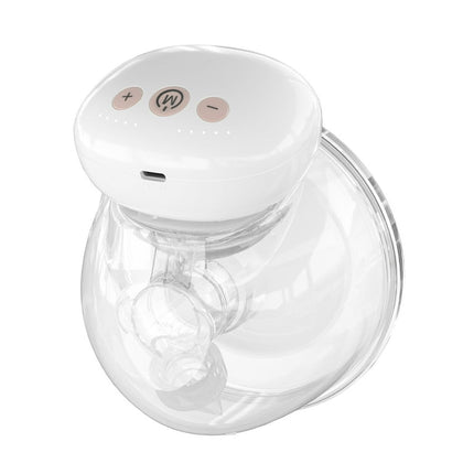 Wearable Electric Breast Pump Hands-Free Portable, 3 Modes & 10 Levels, Low Noise & Painless, 24mm